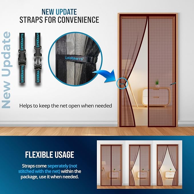 Polyester Magnetic Mosquito Net for Door